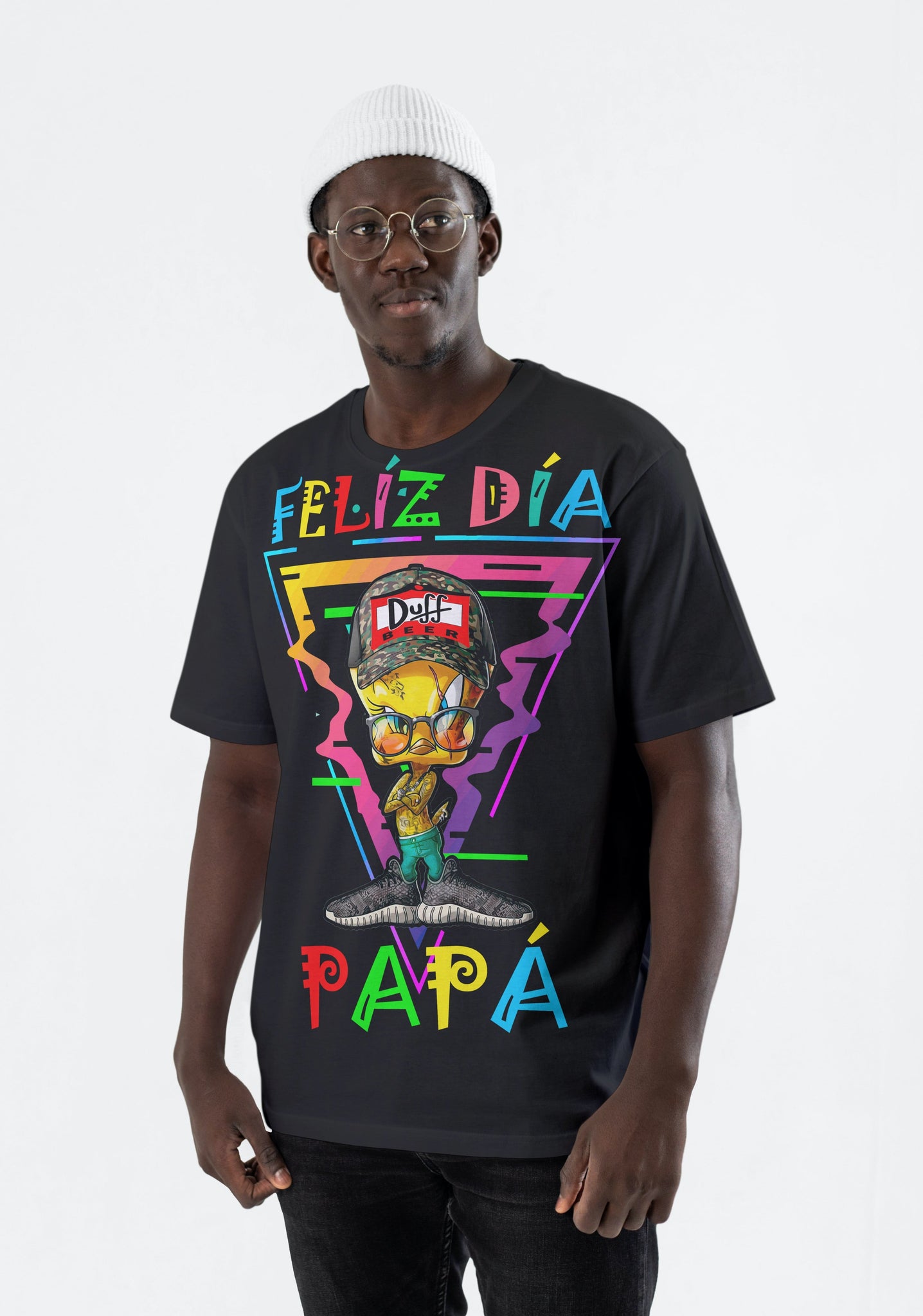 PAPA twitty printed oversized tee