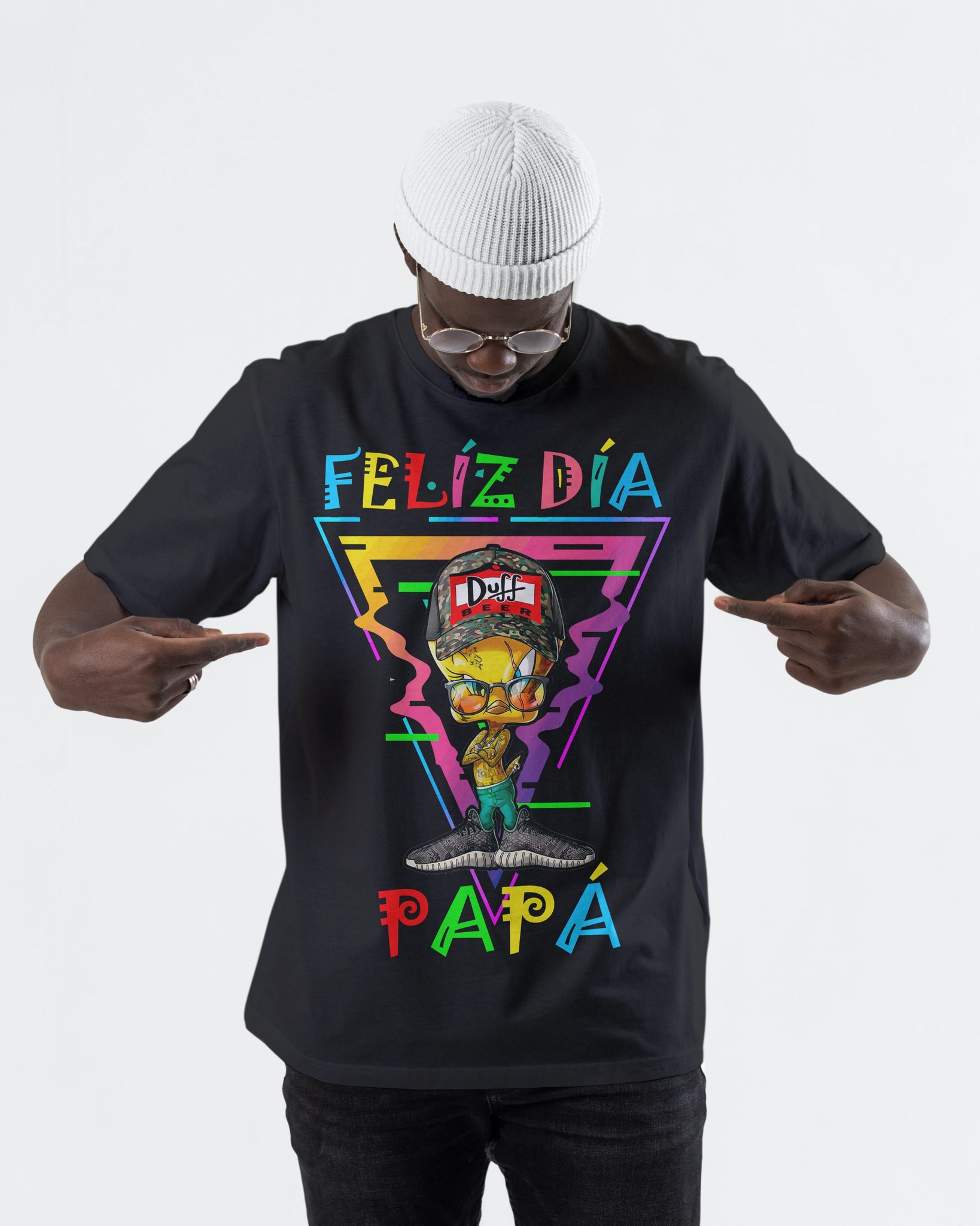 PAPA twitty printed oversized tee