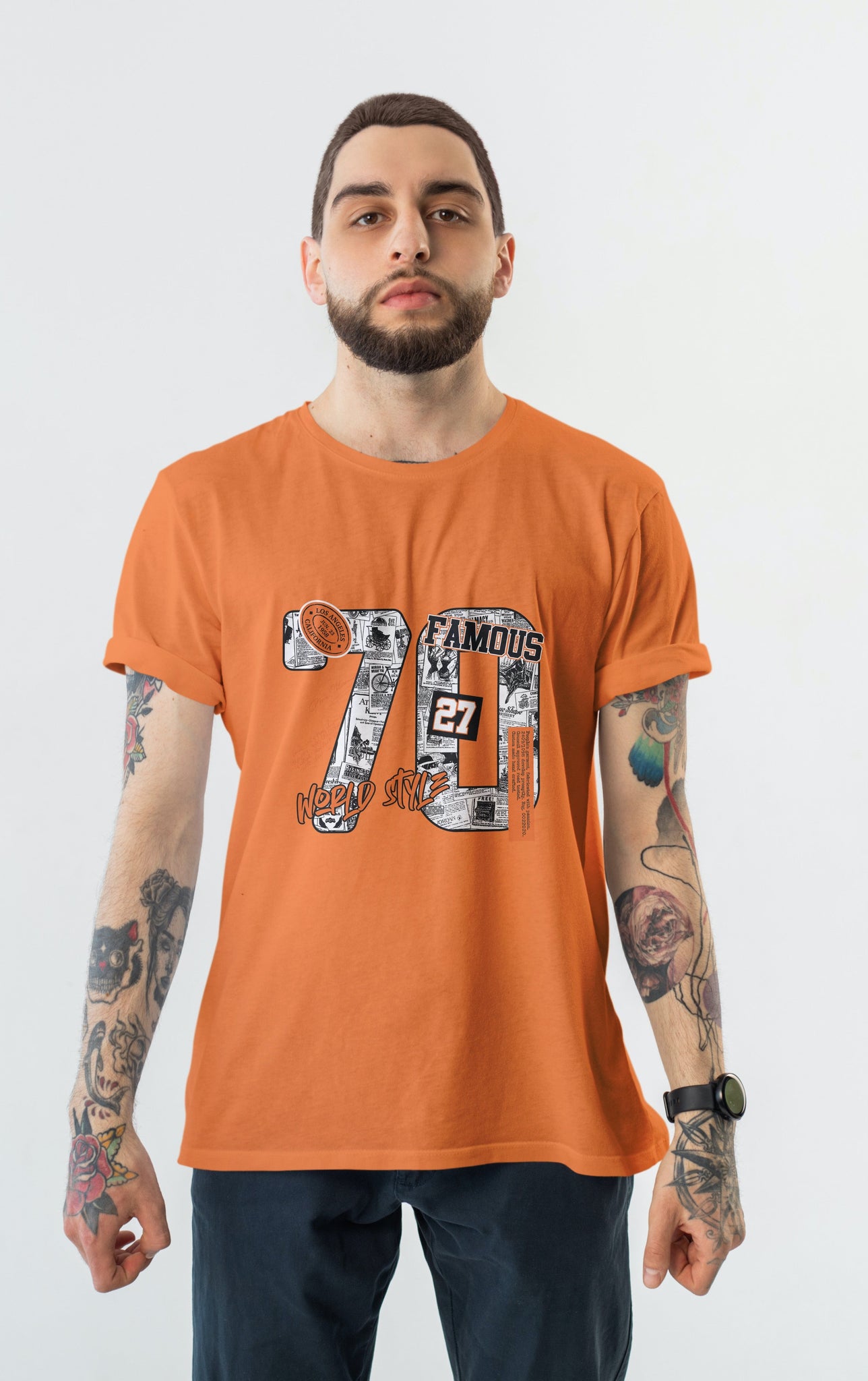 World style 70 printed tshirt