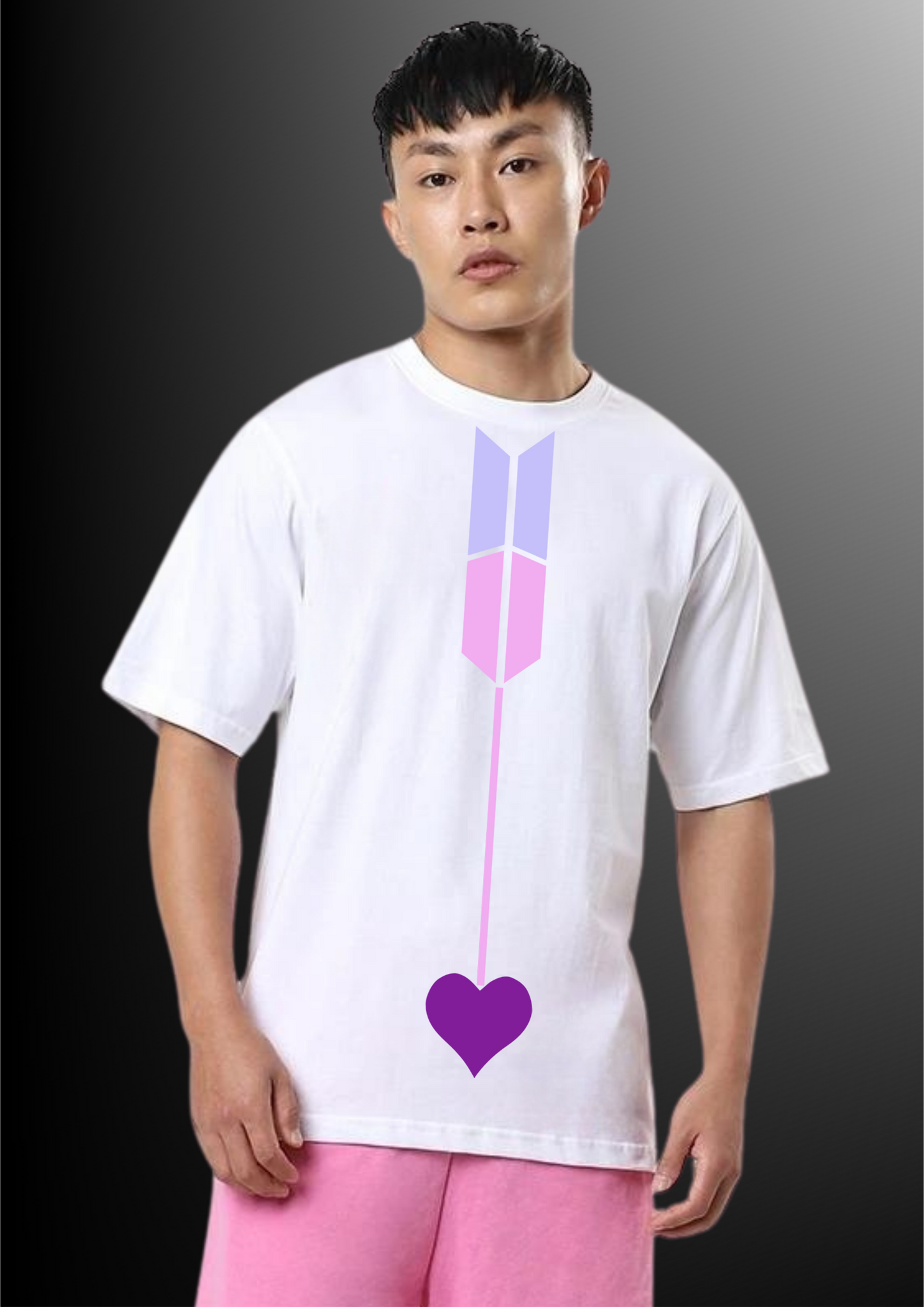 Bts arrow printed tshirt