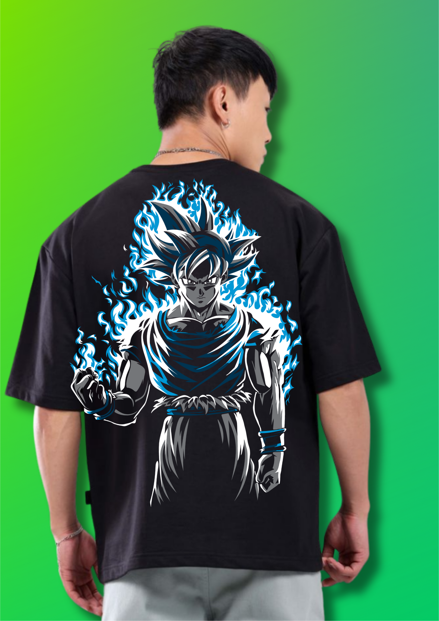 super saiyan Goku  printed t-shirt