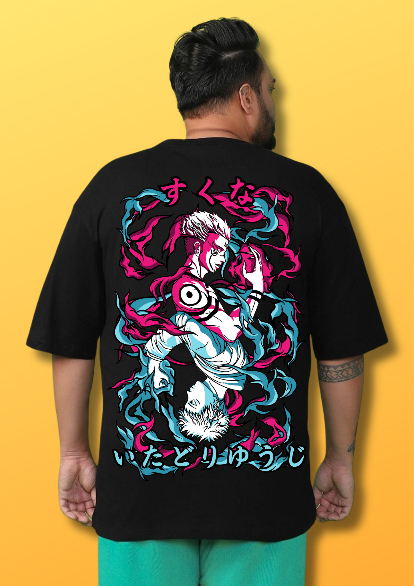 Jujustu kaisen anime printed t-shirt
