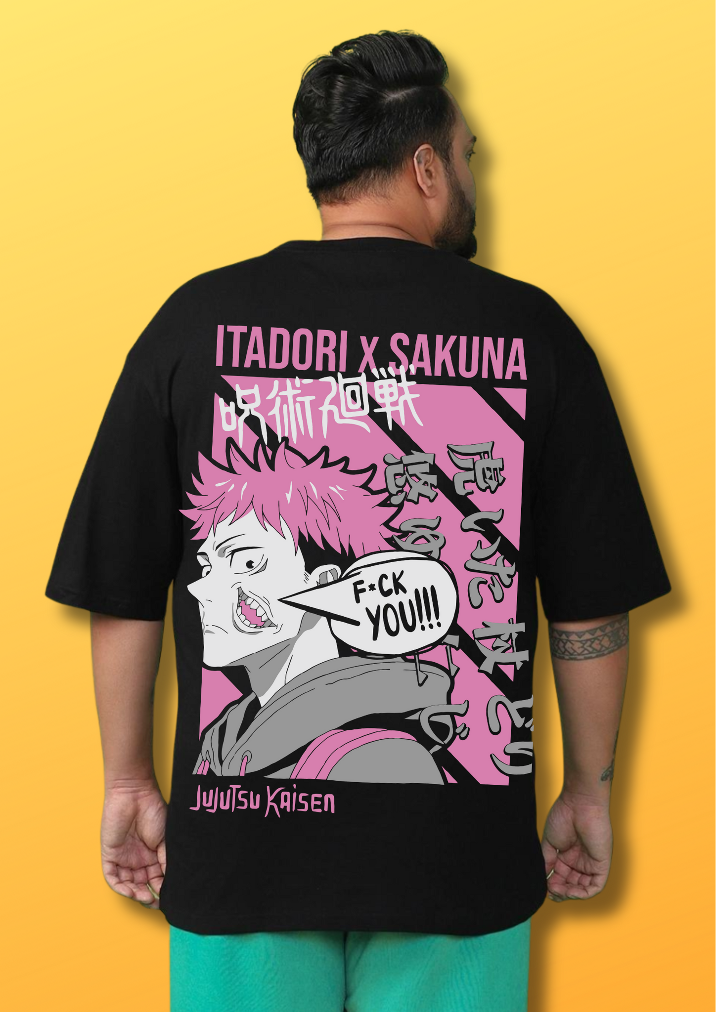 Sukuna anime printed t-shirt