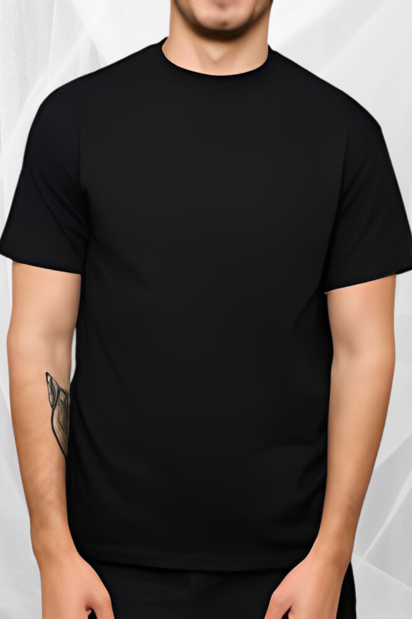 HOT plain black t-shirt
