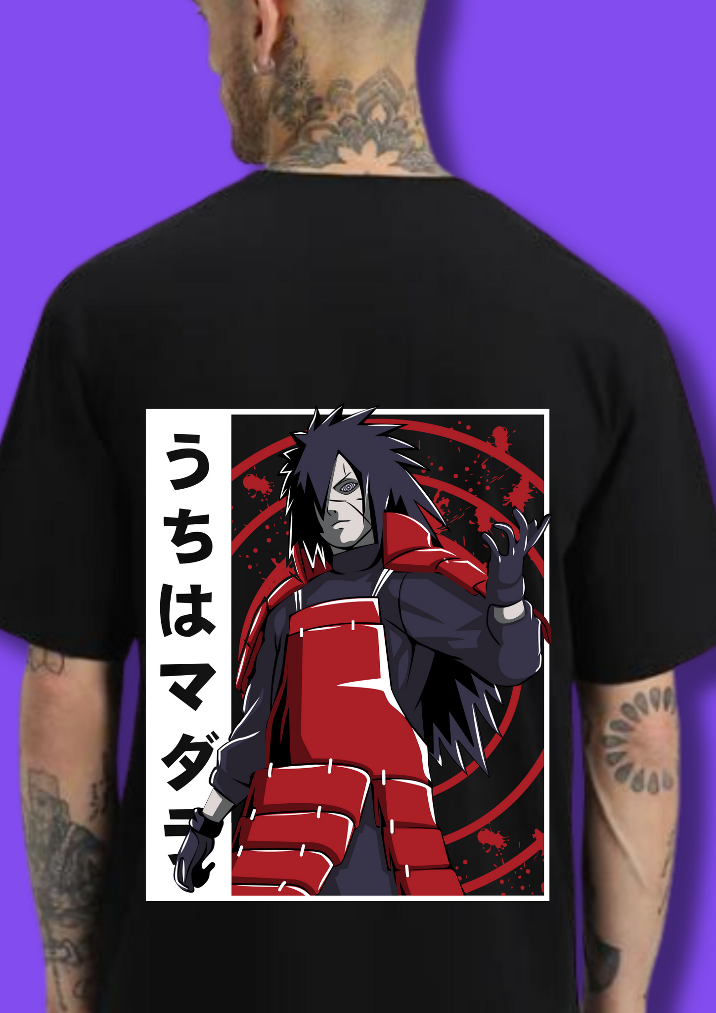 naruto anime printed t-shirt