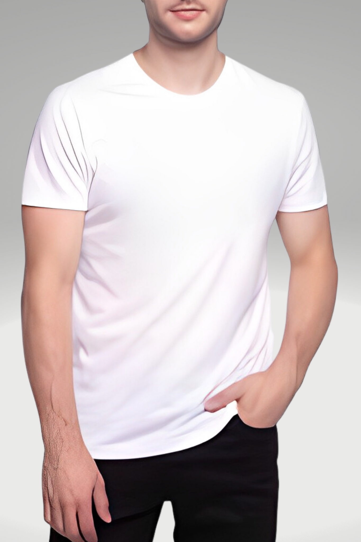 HOT plain white t-shirt