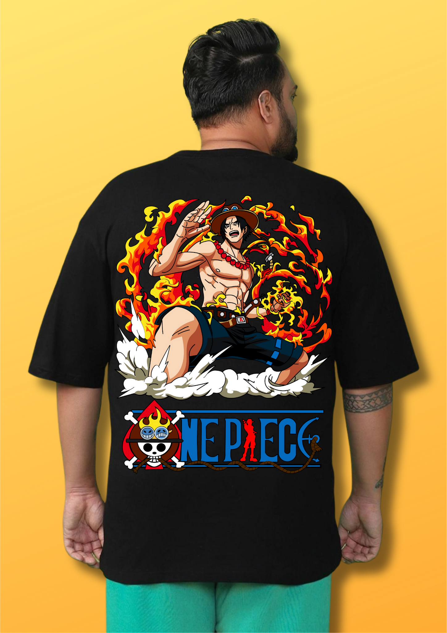One piece anime printed t-shirt
