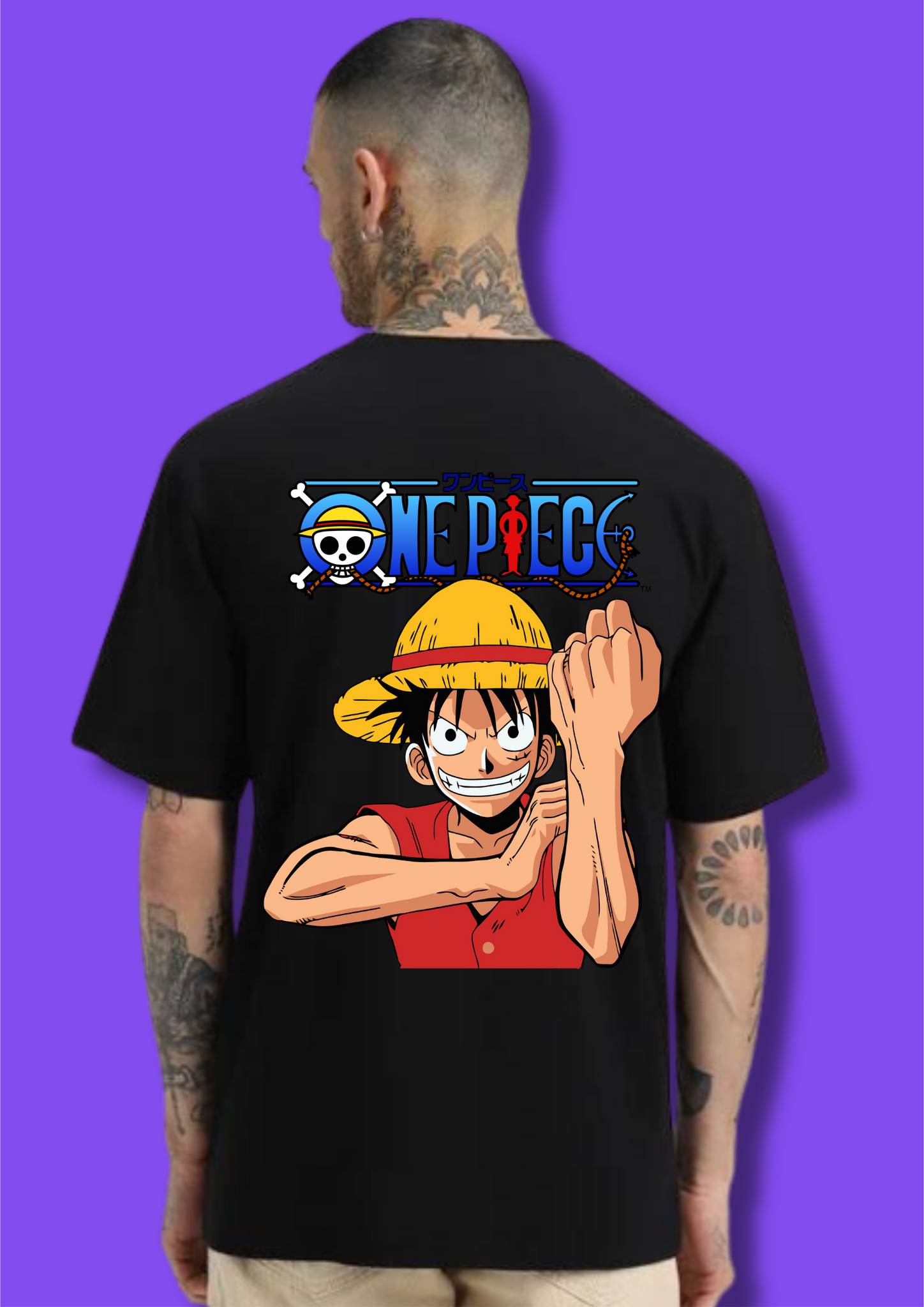 One Piece character printed design