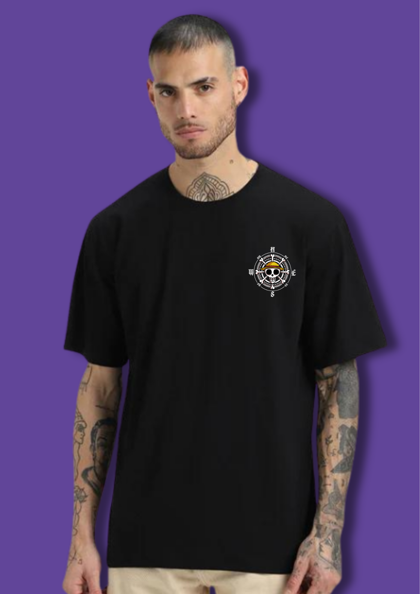 One Piece character printed design