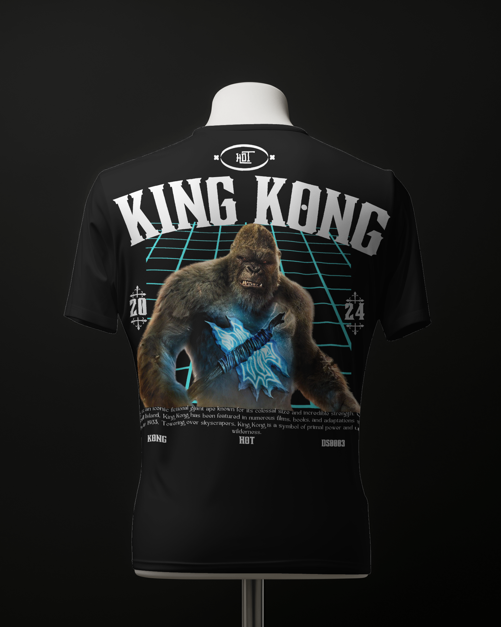 HOT KING KONG printed t-shirt