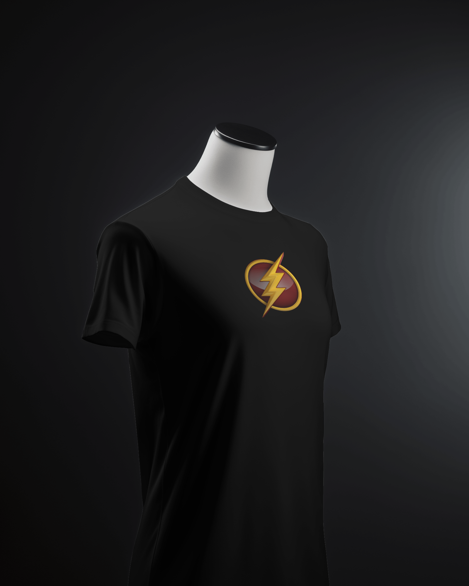 Flash cartoon printed t-shirt