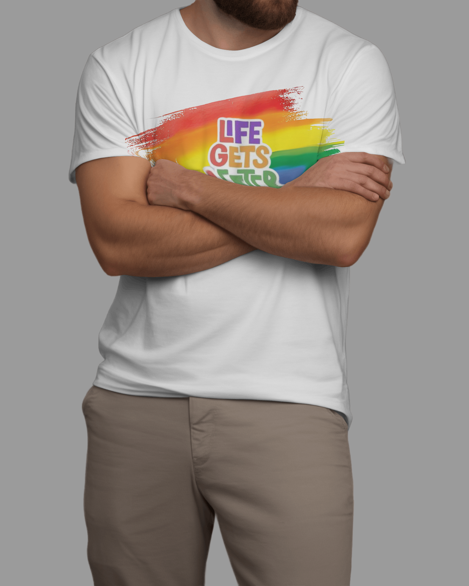 LGBTQ Rainbow design tshit
