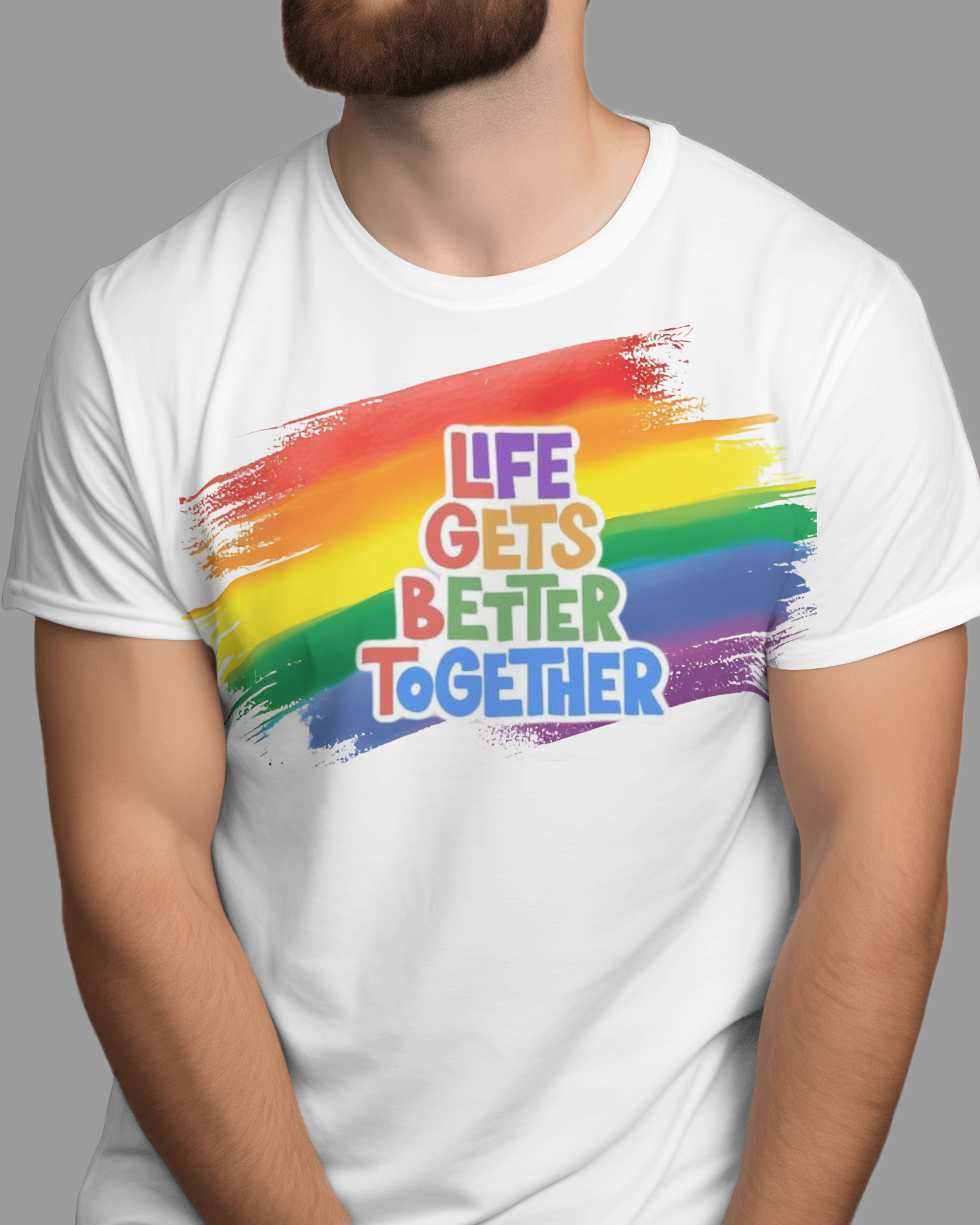 LGBTQ Rainbow design tshit