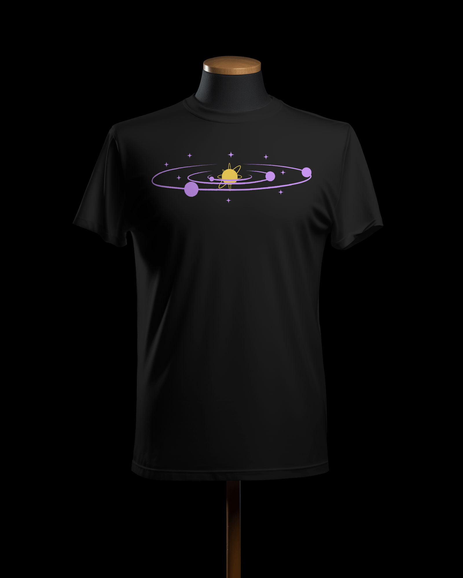Galactic Explorer printed oversized tshirt